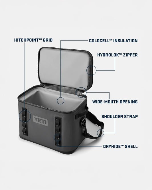 Yeti Hopper Flip 18 Charcoal