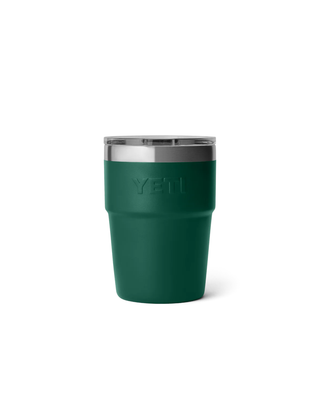Yeti Rambler 16 Oz Stackable Cup Black Forest Green