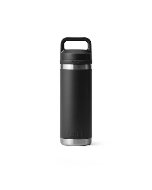 Yeti Rambler 18 Oz Bottle Chug Black 532ml