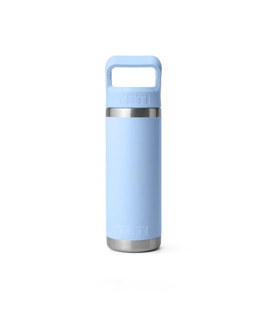 Yeti Rambler 18 Oz Straw Bottle Big Sky Blue