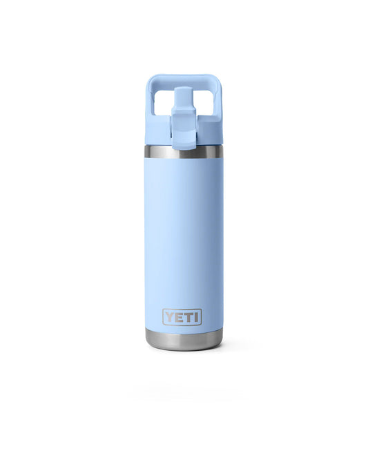 Yeti Rambler 18 Oz Straw Bottle Big Sky Blue