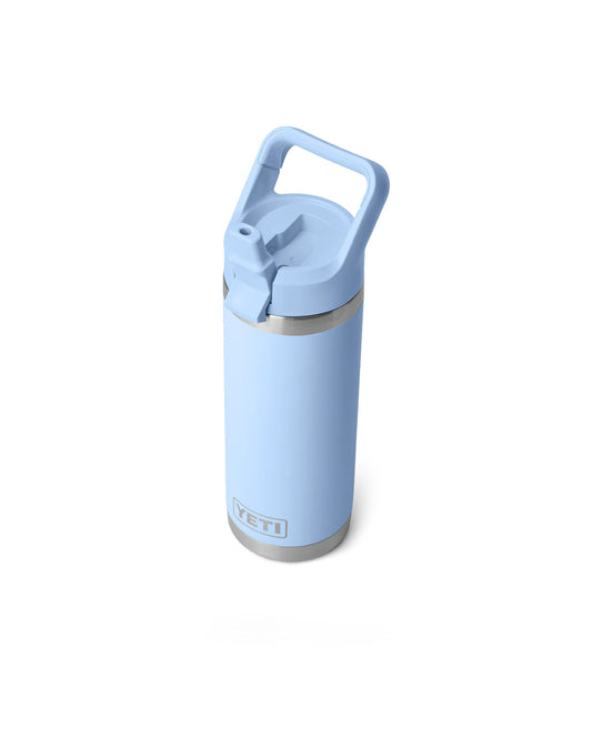Yeti Rambler 18 Oz Straw Bottle Big Sky Blue