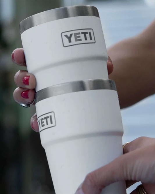 Yeti Rambler 20 oz Stackable Cup White