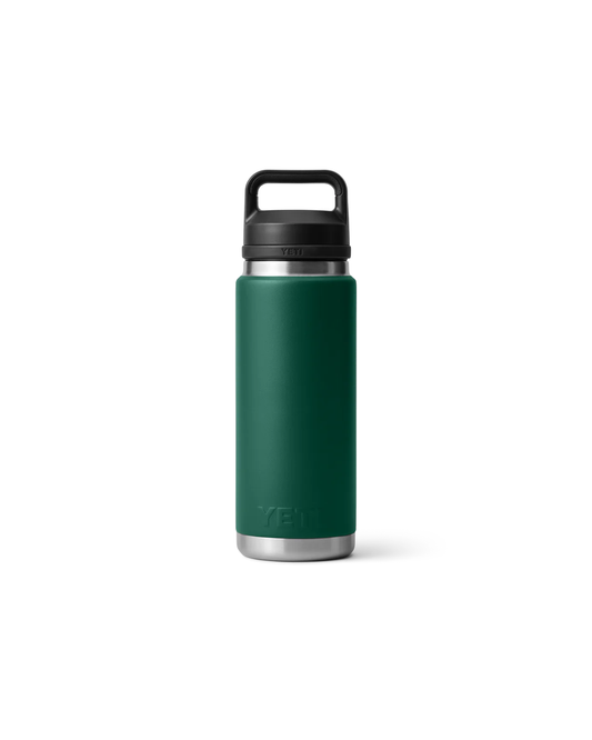 Yeti Rambler 26 Oz Bottle Chug Black Forest Green