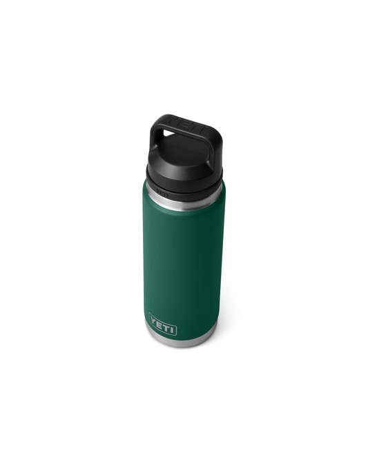 Yeti Rambler 26 Oz Bottle Chug Black Forest Green