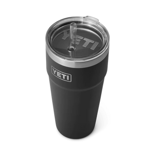 Yeti Rambler 26 Oz Straw Cup Black