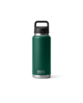 Yeti Rambler 36 Oz Bottle Chug Black Forest Green