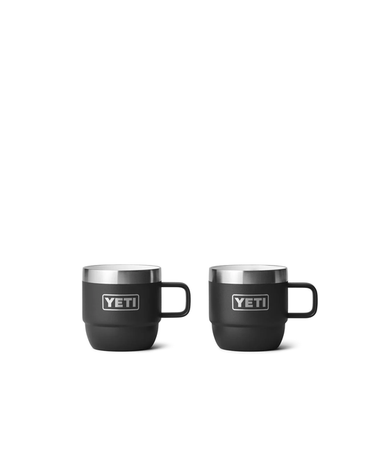 Yeti Rambler 6 Oz Mug 2 Pack Black [295ml]
