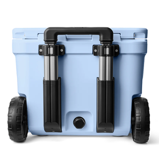 YETI Roadie 32 Wheeled Cooler Light Blue – Mobile Ice Chest with Permafrost™ Insulation