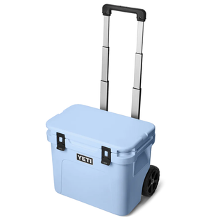 YETI Roadie 32 Wheeled Cooler Light Blue – Mobile Ice Chest with Permafrost™ Insulation